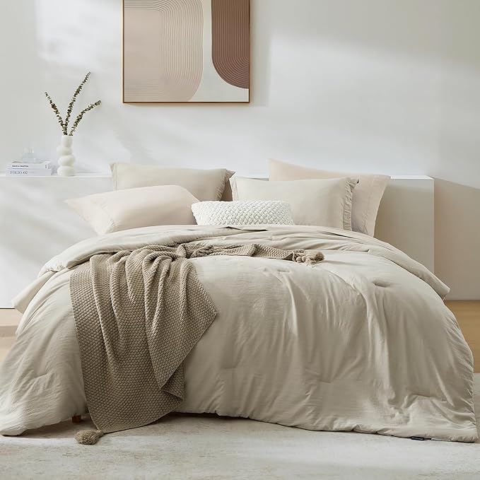 Microfiber Comforter Set - Queen - 7 Piece