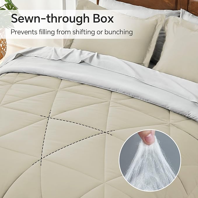 Microfiber Comforter Set - King - 7 Piece