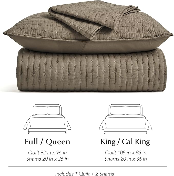 Quilt Set - King - 3 Piece