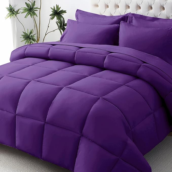 Down Alternative Comforter Set - King - 7 Piece