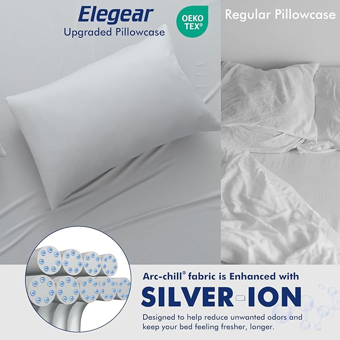 Cooling Pillowcase Set - King - 2 Piece