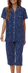 Capri Pajama Set - Short Sleeve - 2 Piece