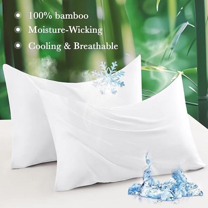 Bamboo Cooling Pillowcase - King