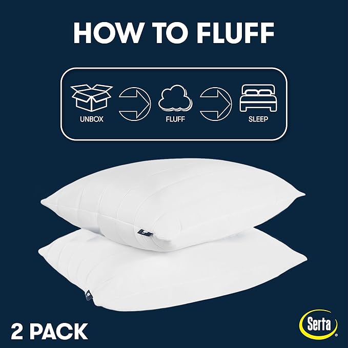 Cooling Bed Pillow - 2 Pack