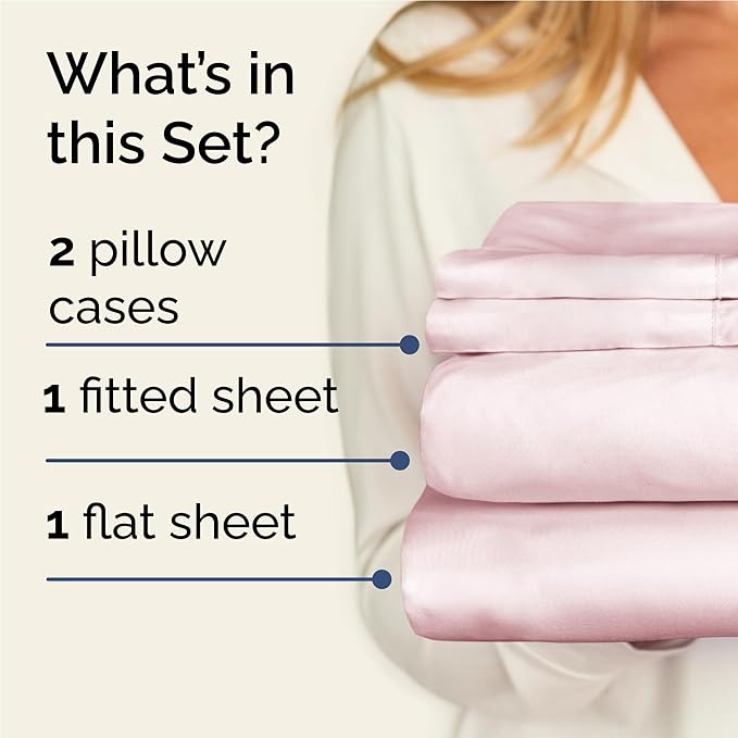 Cooling Bed Sheet Set - Twin XL - 16 in Deep Pocket - 4 Piece