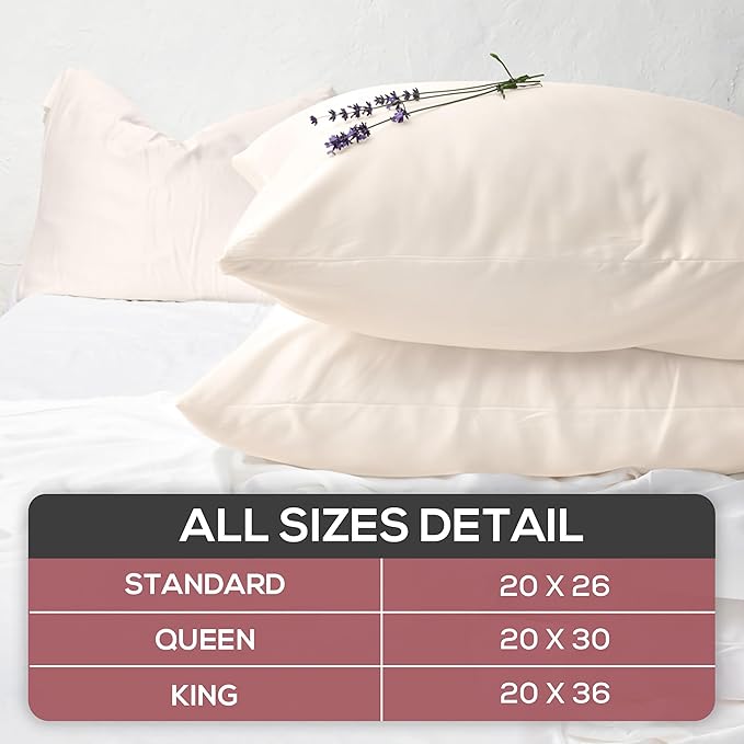 Linen Pillowcase Set - Standard - 2 Pack - 2 Piece