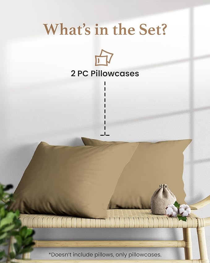 Pillowcase Set - King - 2 Piece