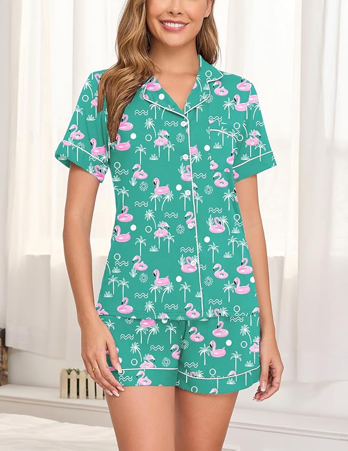 Pajama Set - Short Sleeve - 2 Piece