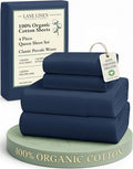 Linen Cooling Bed Sheet Set - Queen - 4 Piece