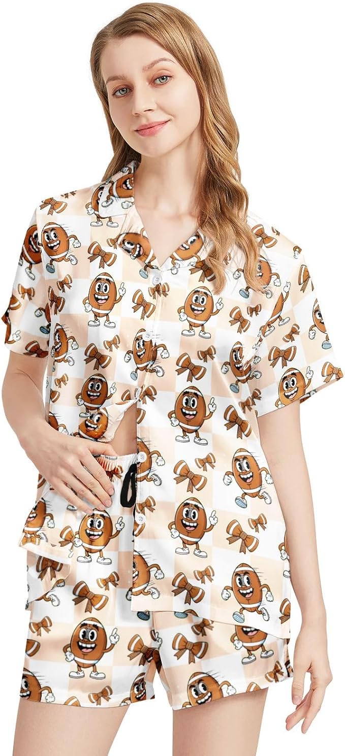 Women's Pajama Set - Short Sleeve - 2 Piece