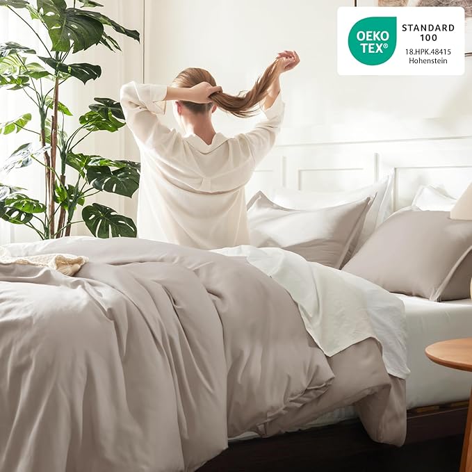Linen Comforter Set - Twin XL - 68 x 92 in - 2 Piece