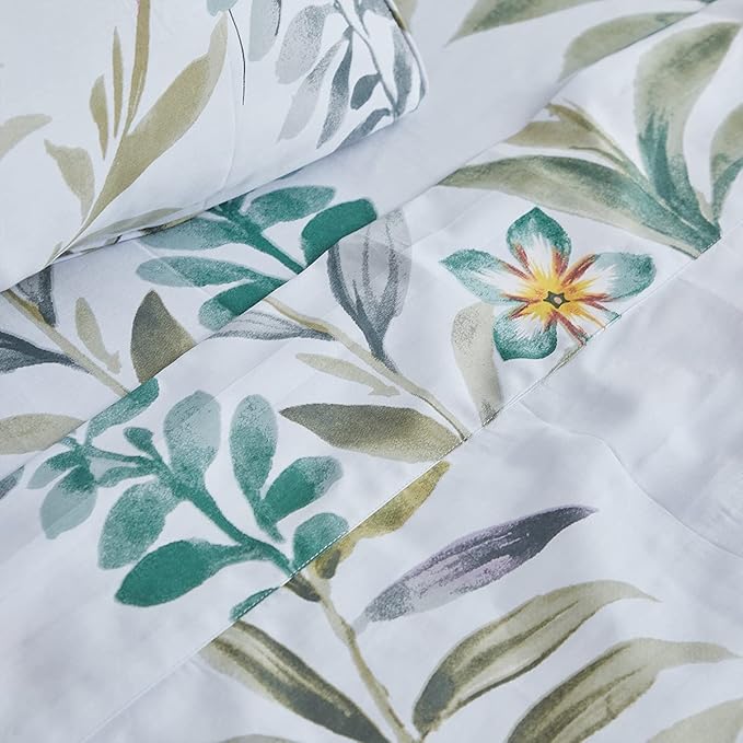 100% Cotton Bed Sheet Set - Queen - 4 Piece