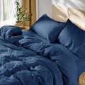 Linen Duvet Cover Set - Queen - 3 Piece