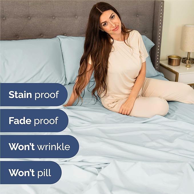 Cooling Bed Sheet Set - King - 6 Piece
