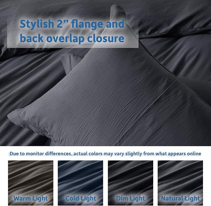 Duvet Cover Set - Queen - 90 x 90 in - 3 Piece