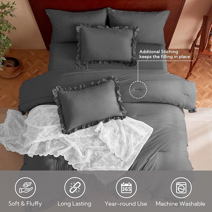 Comforter Set - King - 7 Piece