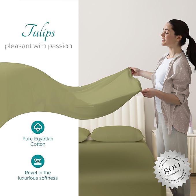 Linen Cooling Bed Sheet Set - California King - 16 in Deep Pocket - 4 Piece