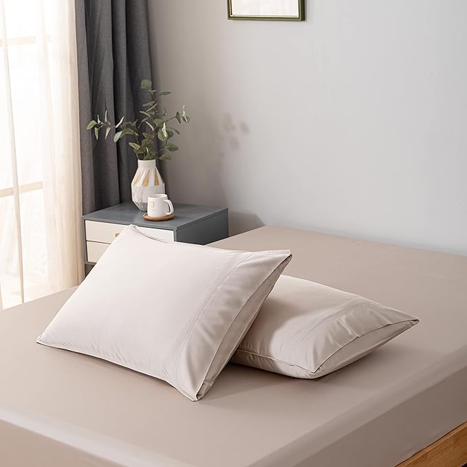 Bamboo Cooling Pillowcase Set - Queen - 2 Piece