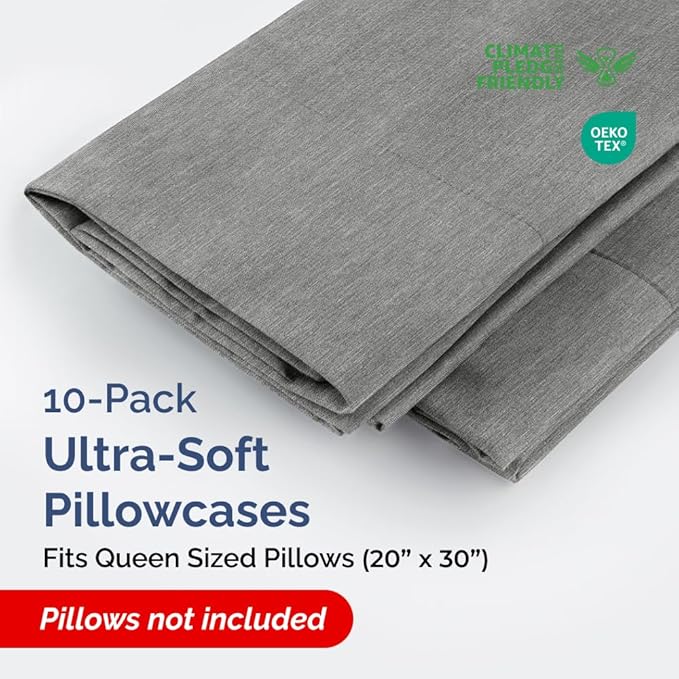Pillowcase Set - Queen - 10 Piece