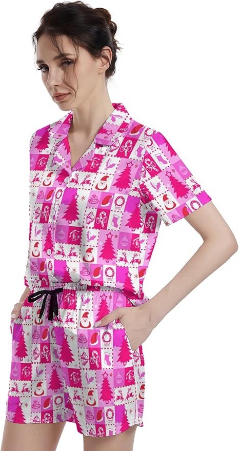 Women's Pajama Set - Short Sleeve - 2 Piece
