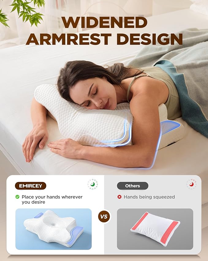 Memory Foam Cooling Bed Pillow - King