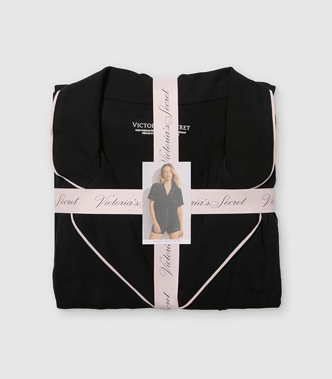 Women's Shorts Pajama Set - Short Sleeve - 2 Piece