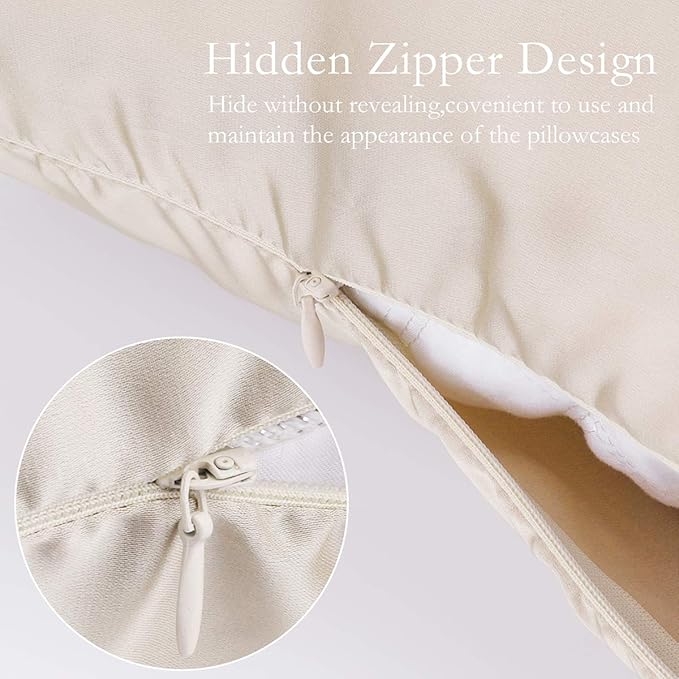 Mulberry Silk Hypoallergenic Pillowcase Set - Queen - 2 Pack
