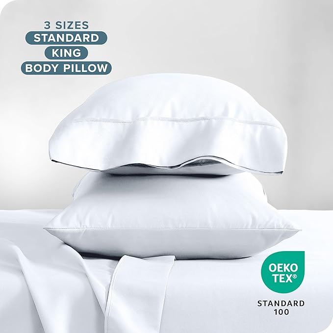 Microfiber Cooling Pillowcase Set - Queen - 2 Pack - 2 Piece