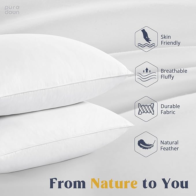 Bed Pillow - King - 2 Piece