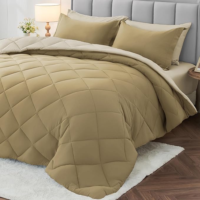 Linen Comforter Set - Full - 7 Piece