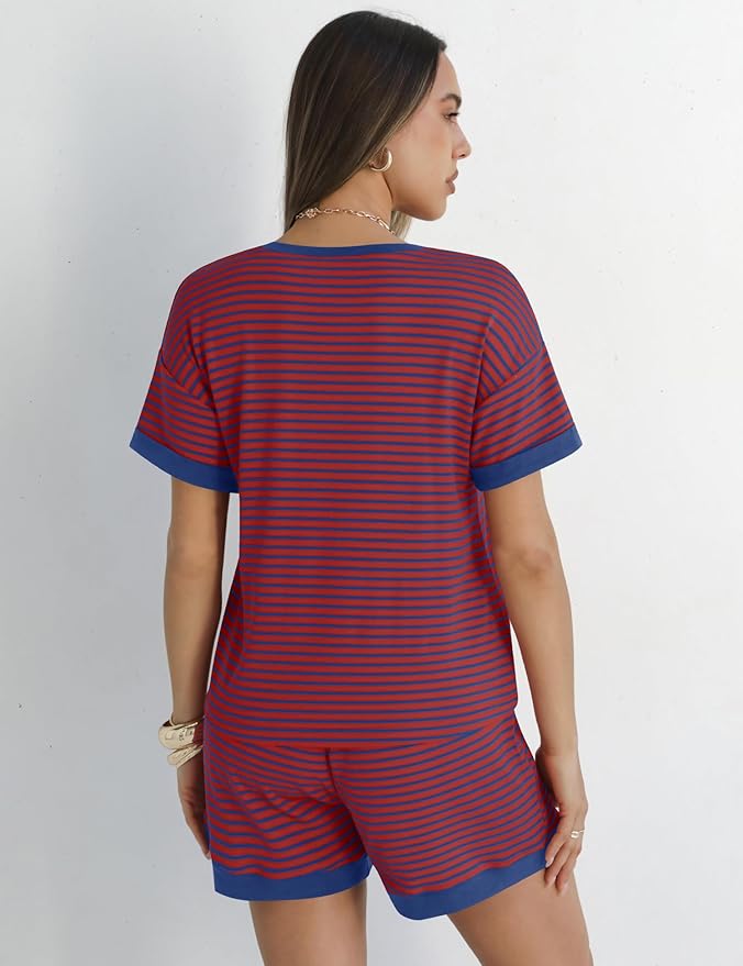 Shorts Pajama Set - Short Sleeve - 2 Piece