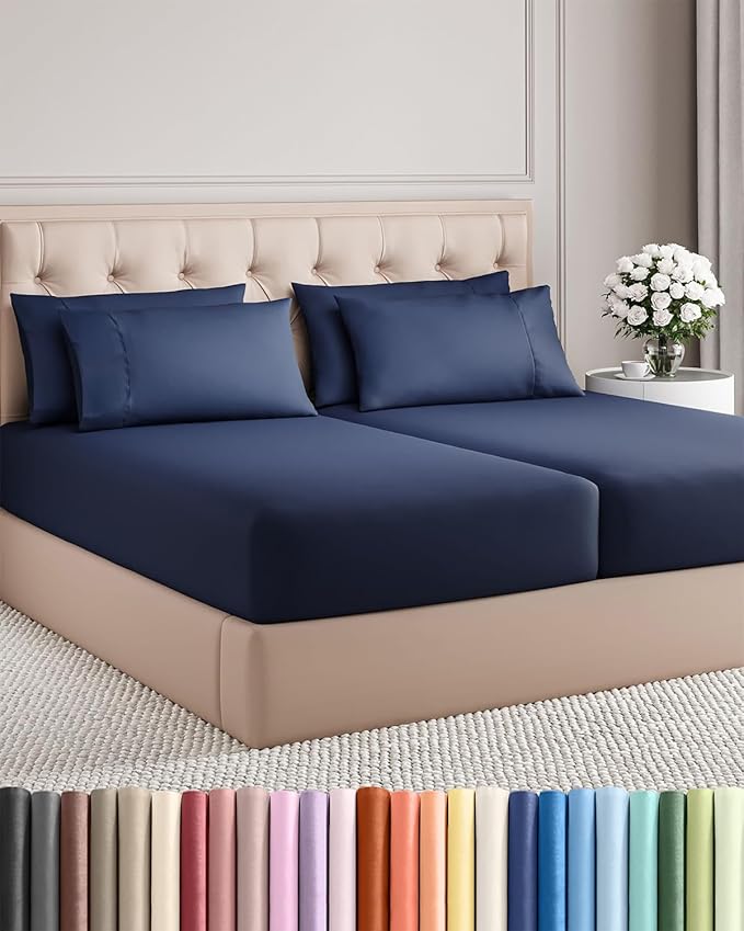 Cooling Bed Sheet Set - Split King - 7 Piece