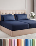 Cooling Bed Sheet Set - Split King - 7 Piece