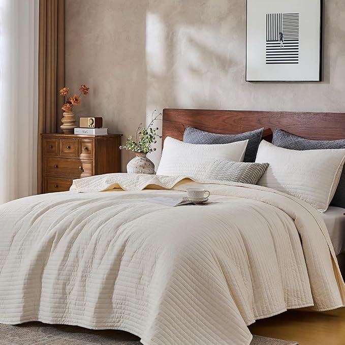 Linen Quilt Set - King