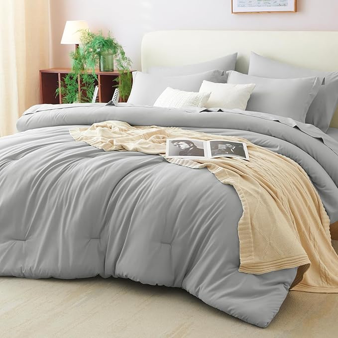 Down Alternative Comforter Set - Full - 7 Piece