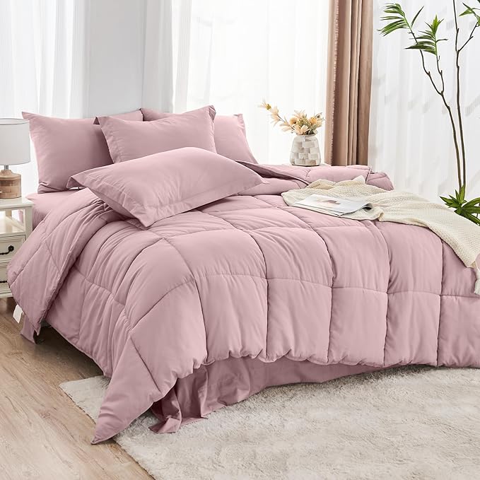 Down Alternative Comforter Set - California King - 7 Piece