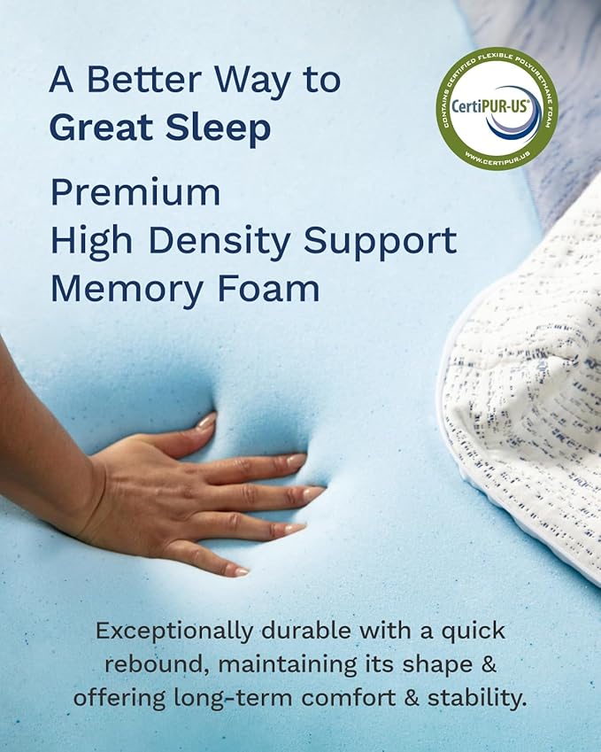 Memory Foam Mattress Topper - Full