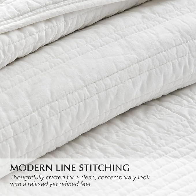 100% Cotton Quilt Set - King - 3 Piece