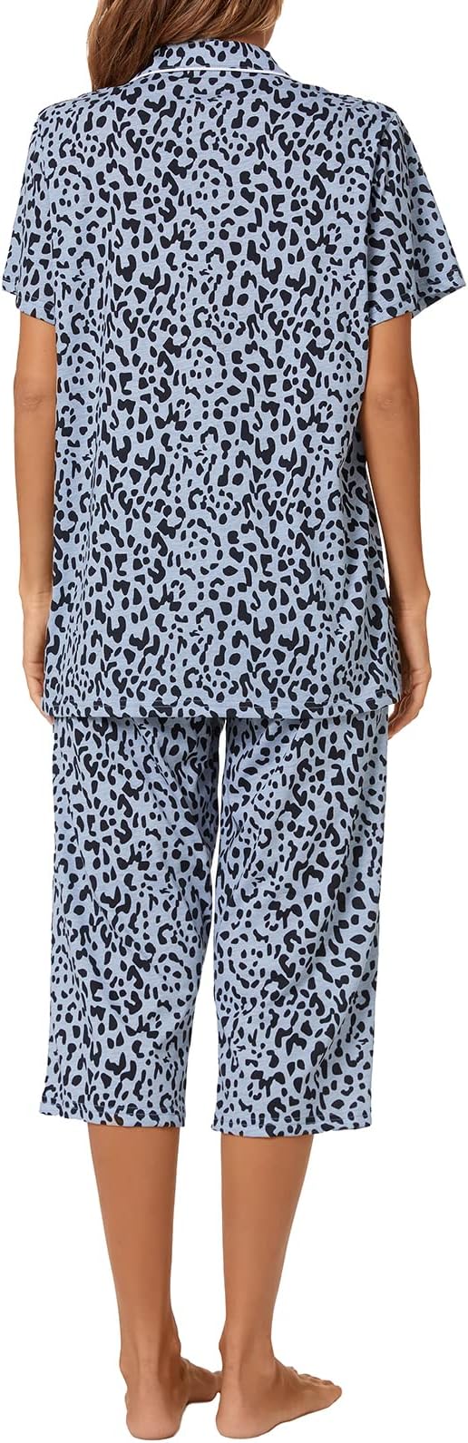 Capri Pajama Set - Short Sleeve - 2 Piece
