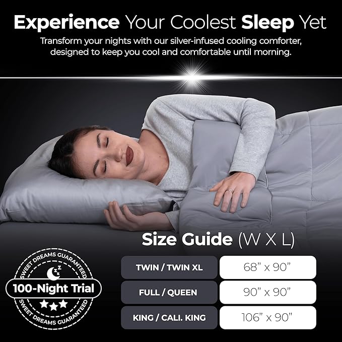 Cooling Duvets Down Comforter - Queen