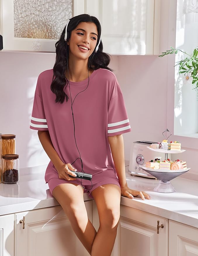 Shorts Pajama Set - Short Sleeve - 2 Piece