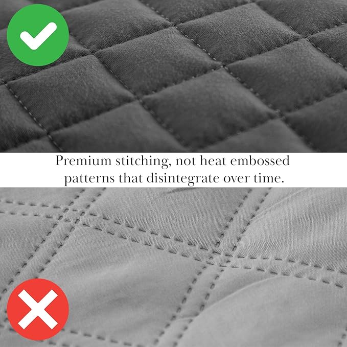 Microfiber Quilt Set - Queen