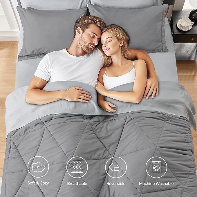 Microfiber Comforter Set - King - 7 Piece