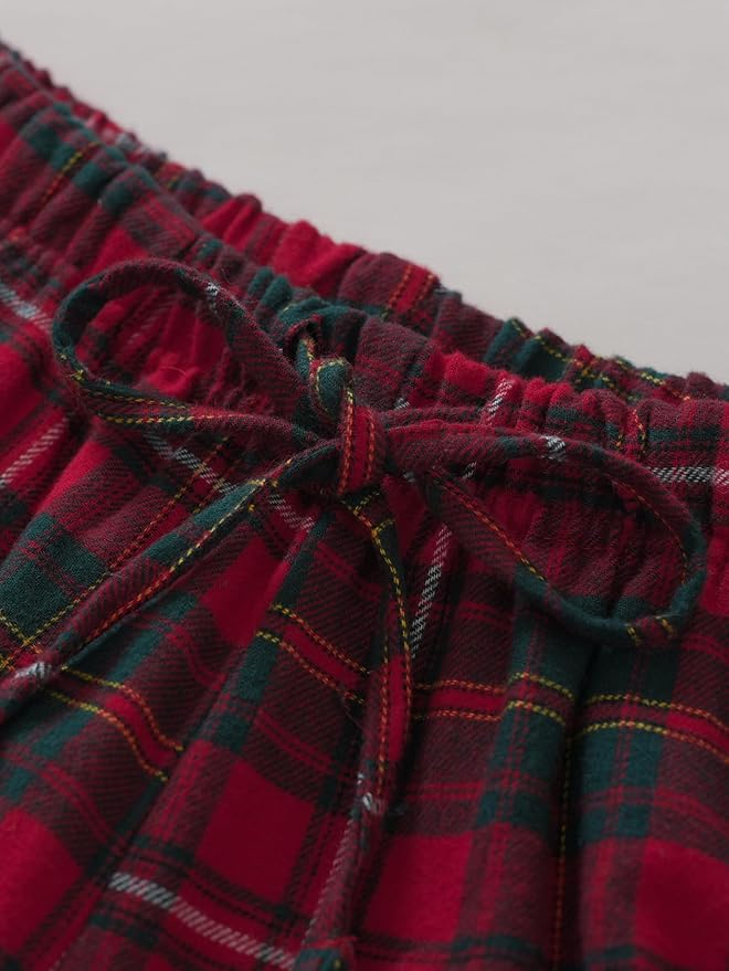 Women's Flannel Pajama Set - 2 Piece