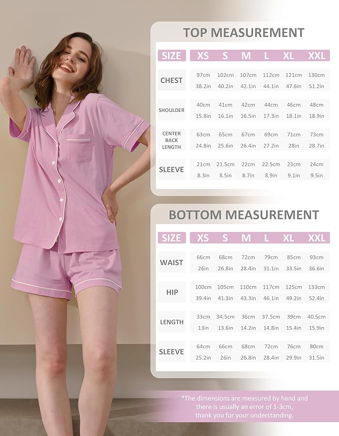 Women's 100% Cotton Pajama Set - 2 Piece