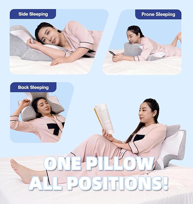 Memory Foam Backrest Pillow