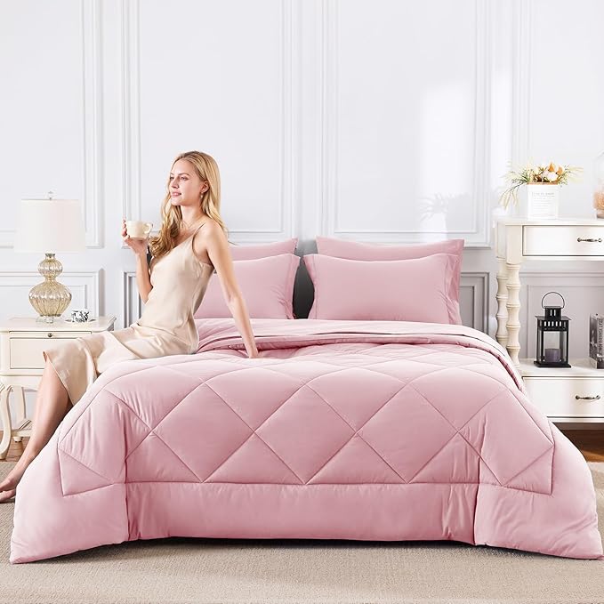 Down Alternative Comforter Set - Full - 7 Piece