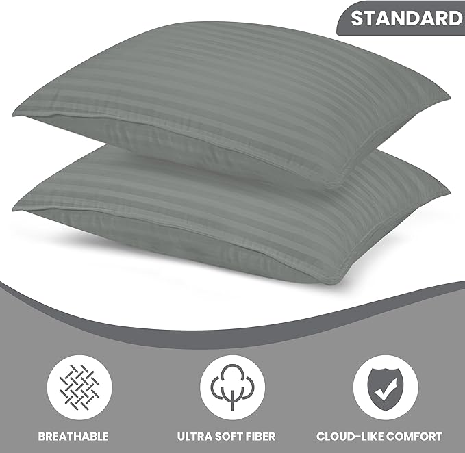 Down Alternative Cooling Bed Pillow - Standard - 2 Piece