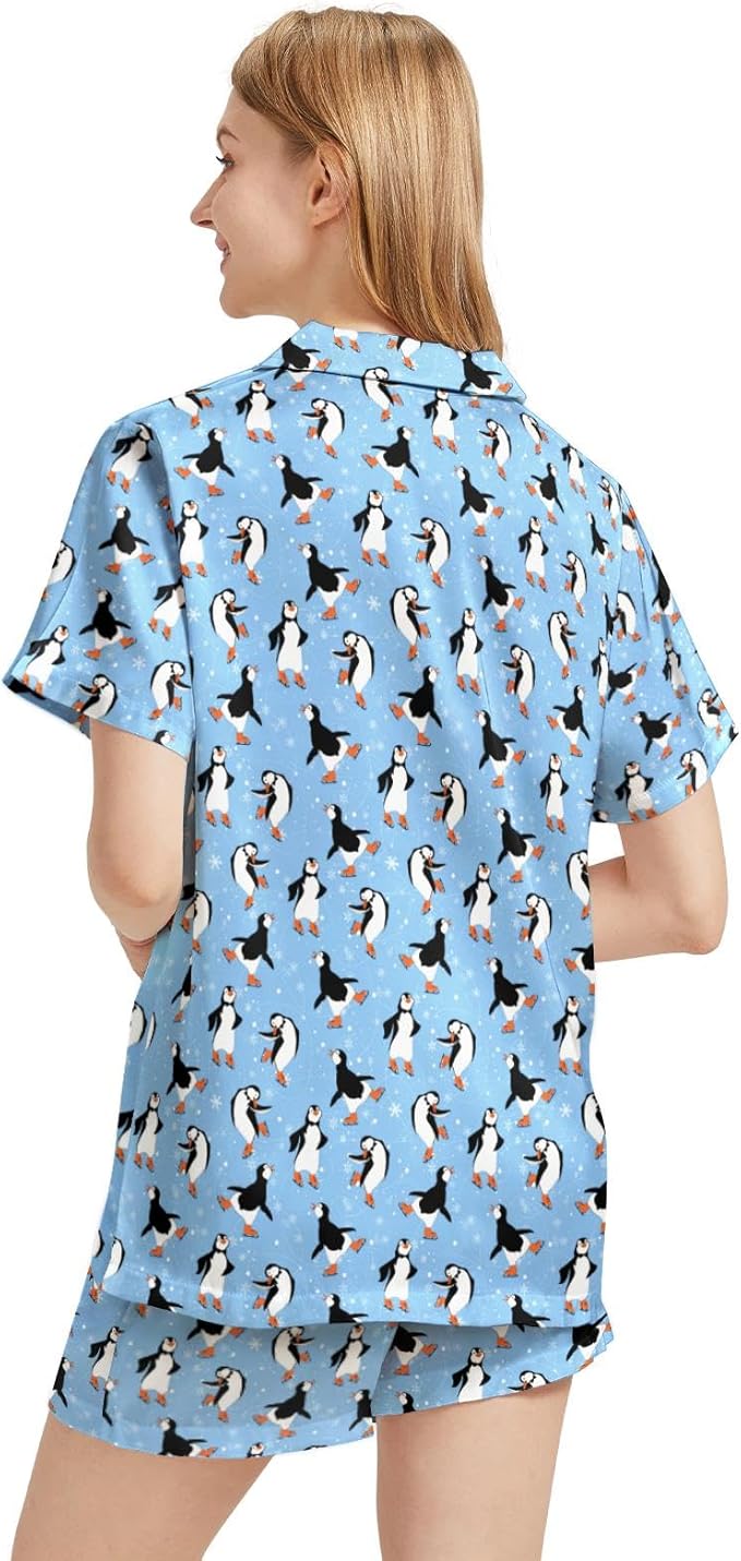 Women's Pajama Set - Short Sleeve - 2 Piece