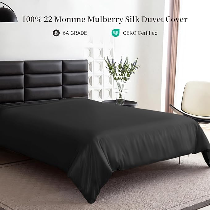 Mulberry Silk Cooling Duvet Cover - King
